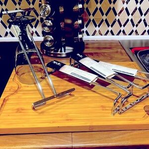 4 Wine Glass 🍷 ♥️  Racks, under  kitchen cabinet wine glass racks NEW!